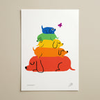 Rainbow Dachstack