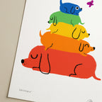 Rainbow Dachstack